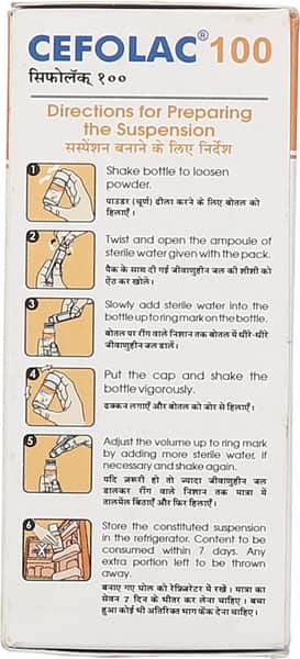 Cefolac 100 Suspension