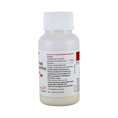 Cefoprox 100mg Tangy Orange Dry Syrup 30ml