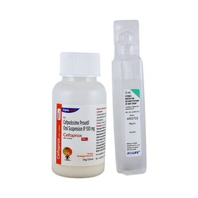 Cefoprox 100mg Tangy Orange Dry Syrup 30ml