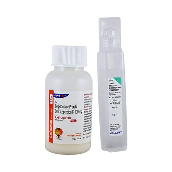 Cefoprox 100mg Tangy Orange Dry Syrup 30ml