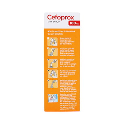 Cefoprox 100mg Tangy Orange Dry Syrup 30ml