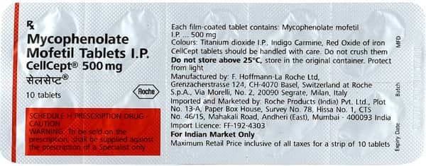 Cellcept 500mg Tablet