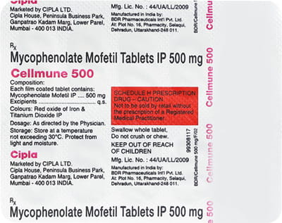 Cellmune 500mg Strip Of 10 Tablets