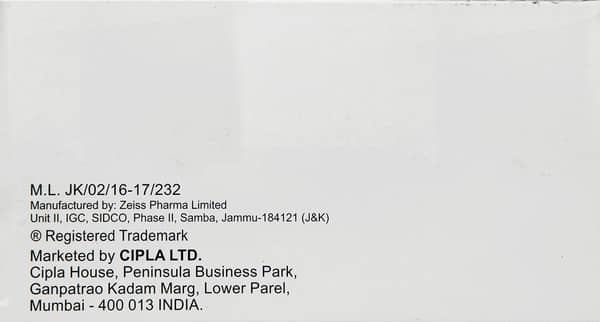 Cephadex Dt 250mg Strip Of 10 Tablets