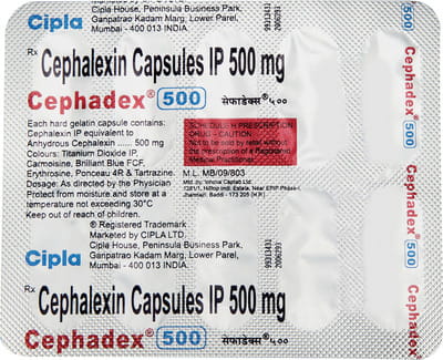 Cephadex 500mg Strip Of 10 Capsules