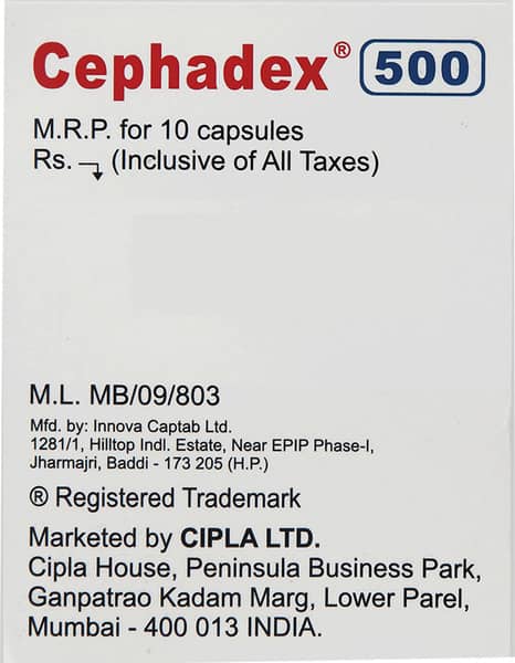 Cephadex 500 Capsule