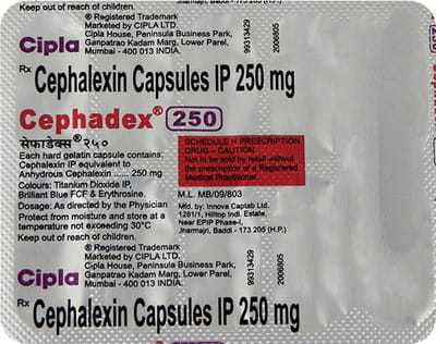 Cephadex 250mg Strip Of 10 Capsules