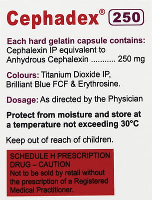 Cephadex 250mg Strip Of 10 Capsules