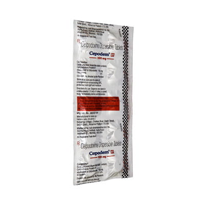 Cepodem Dt 100mg Strip Of 10 Tablets