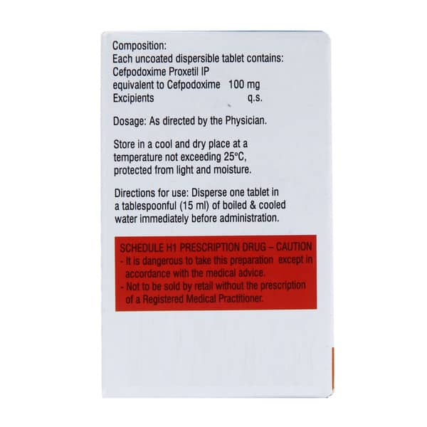 Cepodem Dt 100mg Strip Of 10 Tablets