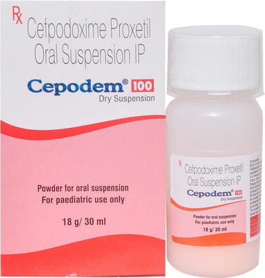 Cepodem 100mg Dry Suspension 30ml