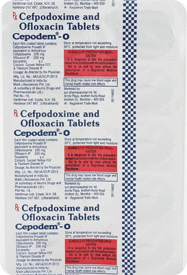 Cepodem O Strip Of 10 Tablets