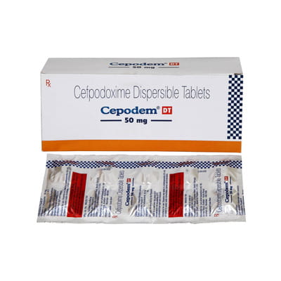 Cepodem Dt 50mg Strip Of 10 Tablets