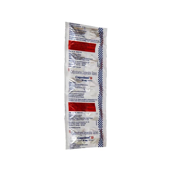 Cepodem Dt 50mg Strip Of 10 Tablets