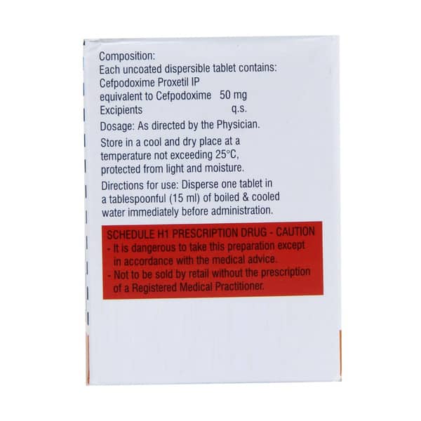 Cepodem Dt 50mg Strip Of 10 Tablets