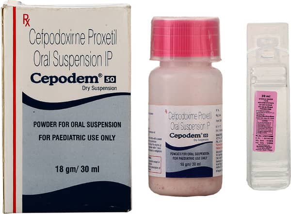 Cepodem 50mg Dry Suspension 30ml