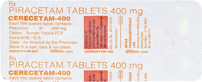 Cerecetam 400mg Strip Of 10 Tablets
