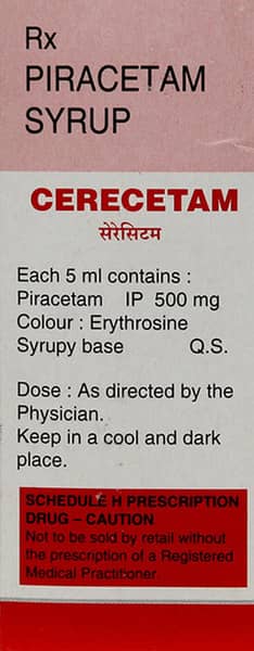 Cerecetam Bottle Of 100ml Syrup
