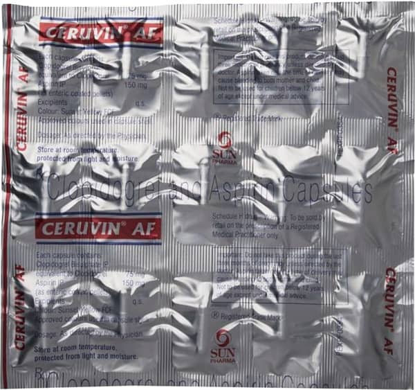 Ceruvin Af Strip Of 10 Capsules