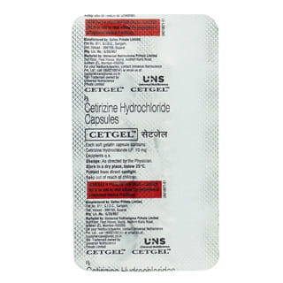 Cetgel Strip Of 10 Capsules