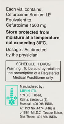 Cetil 1.5gm Dry Vial Of 1 Powder For Injection