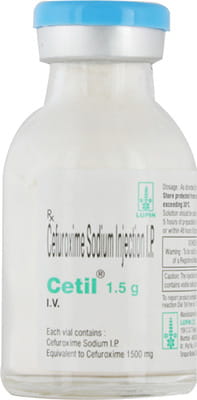 Cetil 1.5gm Dry Vial Of 1 Powder For Injection