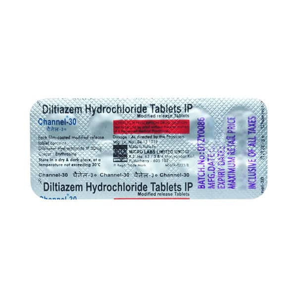 Channel 30mg Strip Of 10 Tablets