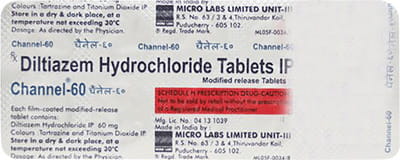 Channel 60mg Strip Of 10 Tablets