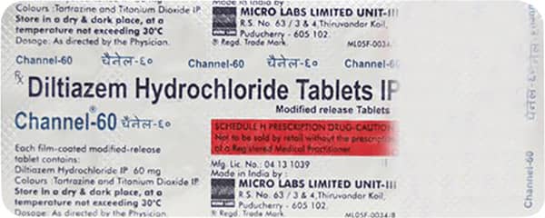 Channel 60mg Strip Of 10 Tablets