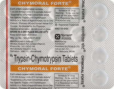 Chymoral Forte Strip Of 20 Tablets