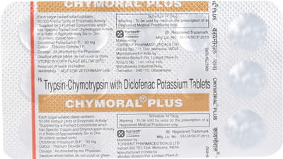 Chymoral Plus Strip Of 15 Tablets