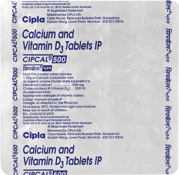 Cipcal 500 Tablet