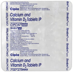 Cipcal 500 Tablet: Uses, Side Effects, Price, Dosage & More Info ...