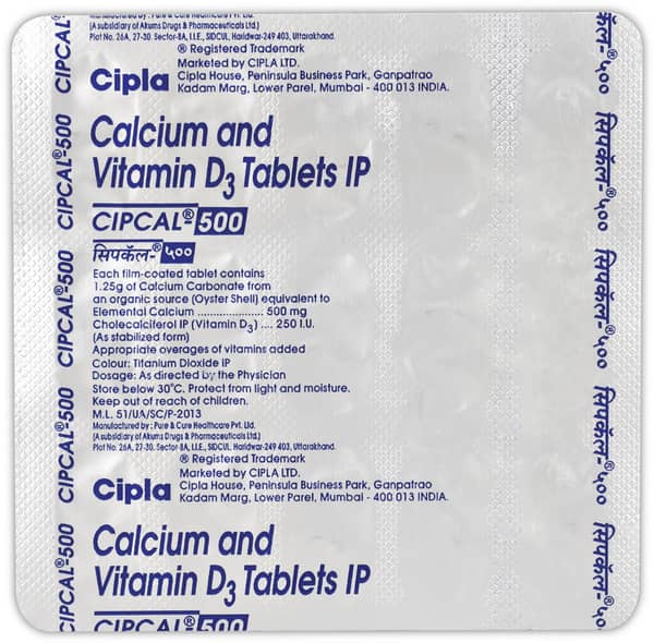 Cipcal 500 Tablet