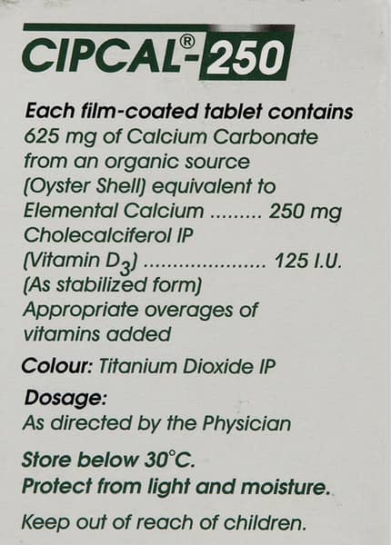 Cipcal-250 Tablet