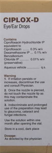 Ciplox D Bottle Of 10Ml Eye/Ear Drops