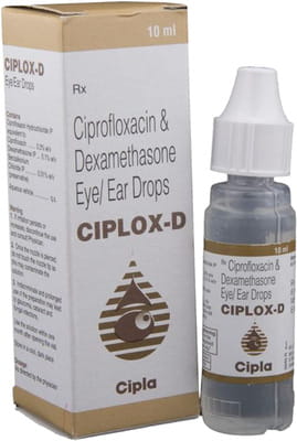 Ciplox D Bottle Of 10ml Eye/Ear Drops