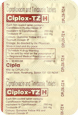Ciplox Tz H Strip Of 10 Tablets