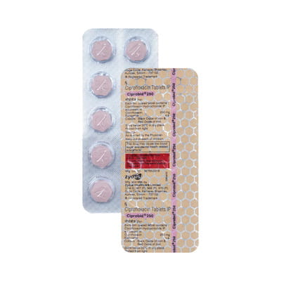 Ciprobid 250mg Strip Of 10 Tablets