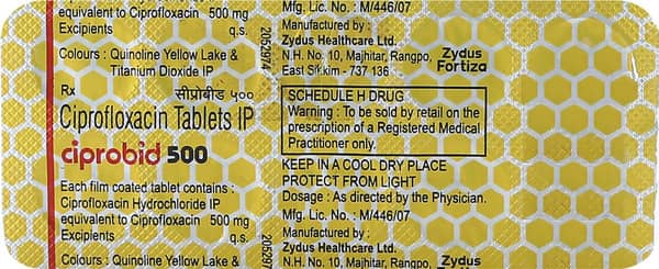सिप्रोबिड 500 टैबलेट