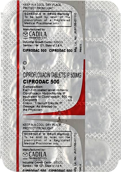 Ciprodac 500 Tablet