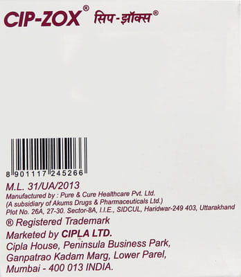 Cip Zox Strip Of 6 Tablets