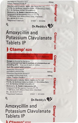 Clamp 625mg Strip Of 10 Tablets