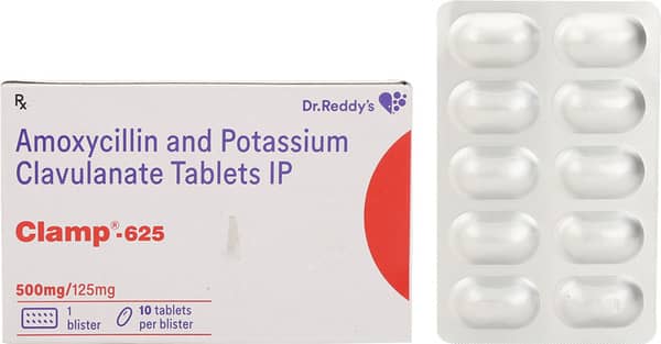 Clamp 625mg Strip Of 10 Tablets