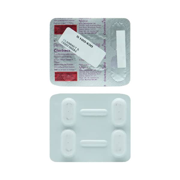 Clarbact 500Mg Strip Of 4 Tablets