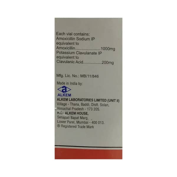 Clavam 1.2g Powder For Injection