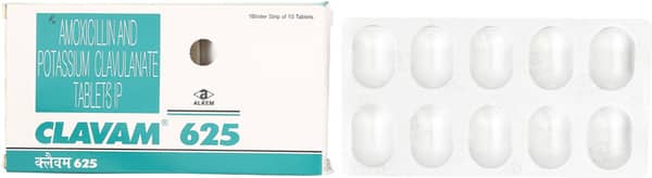 Clavam 625Mg Strip Of 10 Tablets