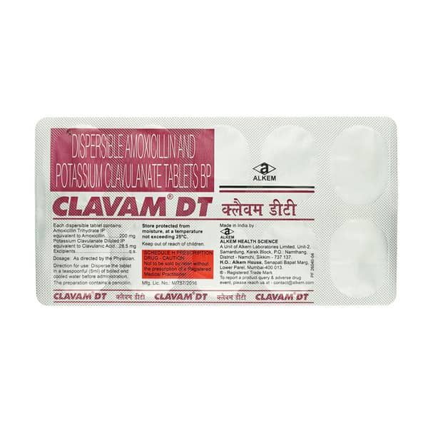 Clavam Dt Tablet