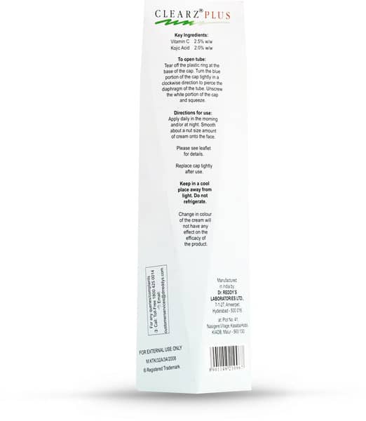 Clearz Plus Tube Of 15gm Cream