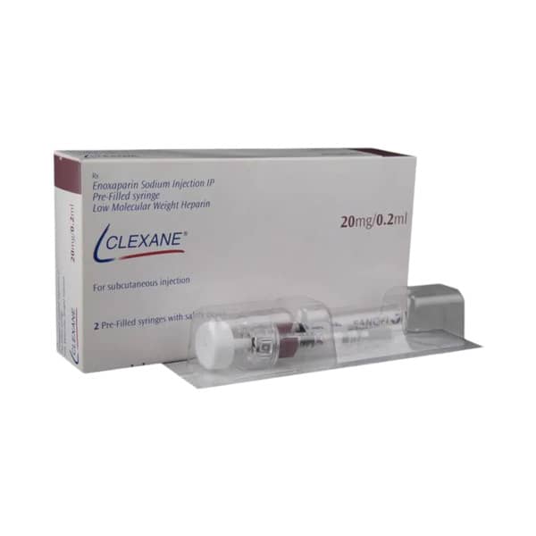 Clexane 20mg Pre Filled Syringe Of 0.2ml Solution For Injection